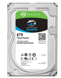 Seagate ST8000VX009 Skyhawk 8TB harddisk - 3,5 intern - SATA (SATA/600) - Videoovervågningssystem