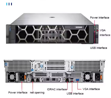 Opbevaringsdatacenter DDR4 Server RAM Memory 2u Server Chassis R750 Rack Server