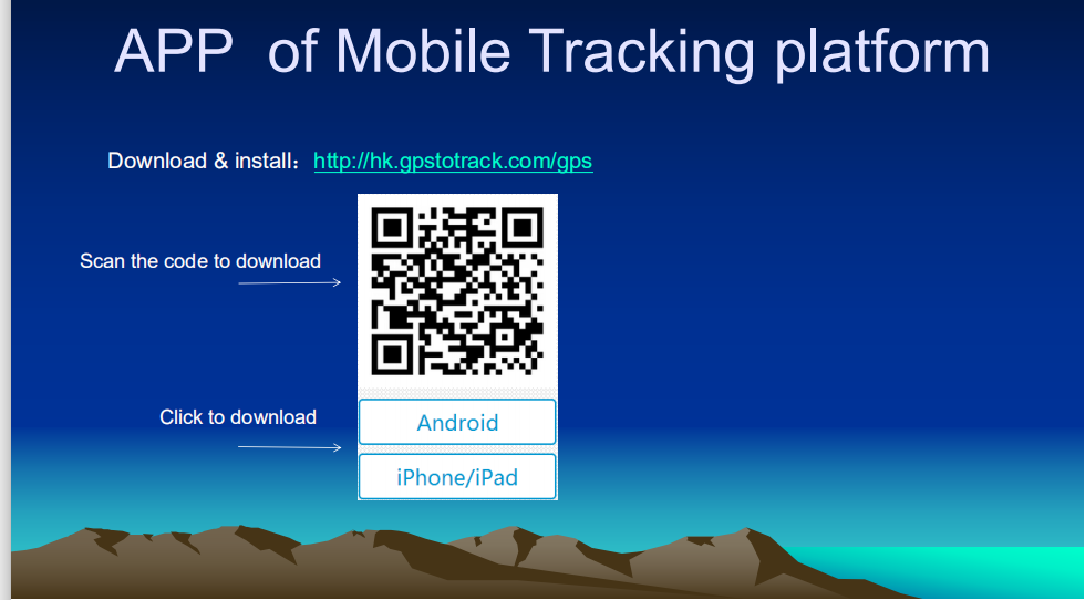 GPS-sporingssoftwareplatform android / ios / iphone app