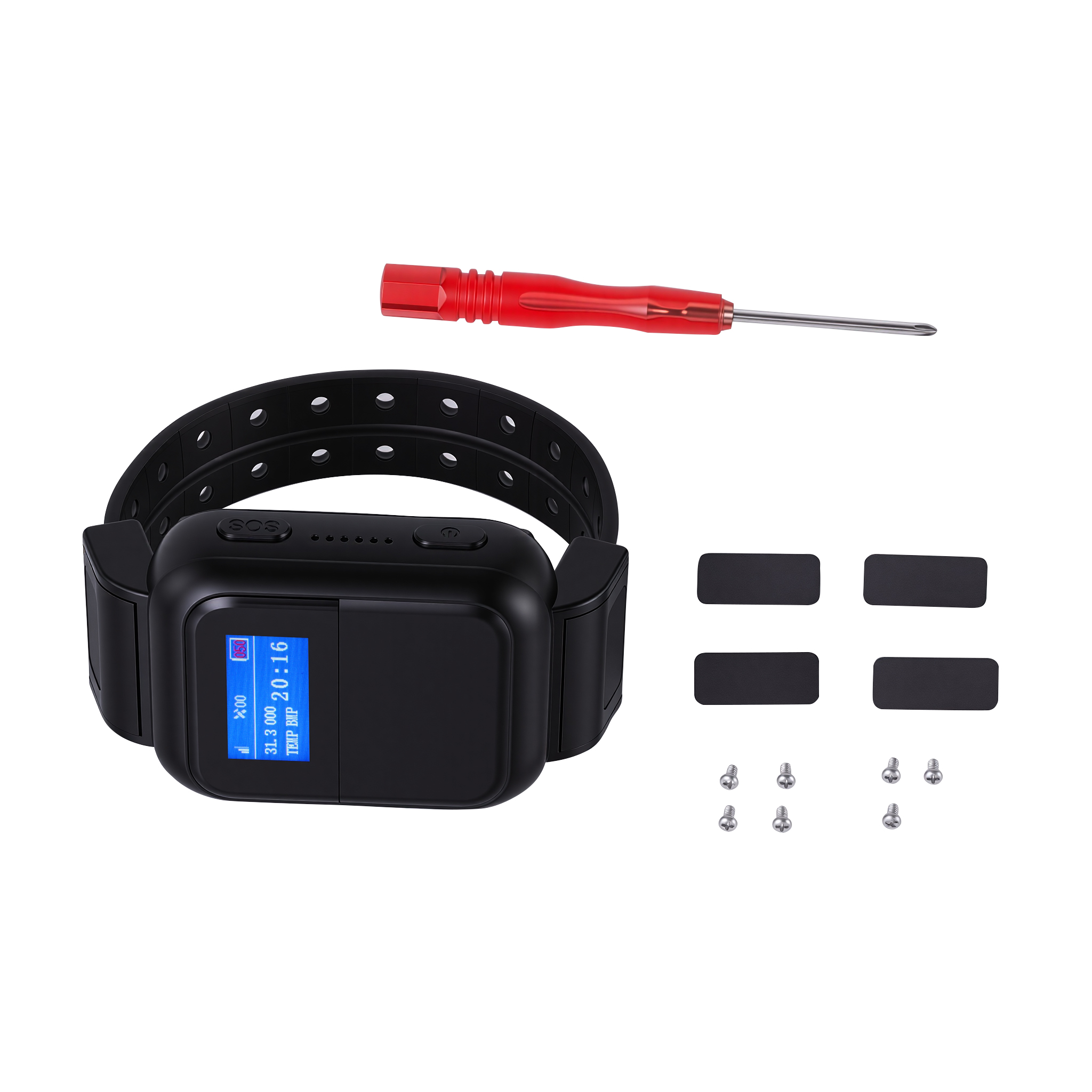 Anti-tamper Smart Watch med GPS-sporing i realtid og SOS-alarm | MEGASTEK
